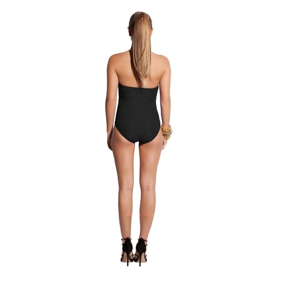 NWT One Piece Halter Black  Swimsuit Small - Picture 2 of 12